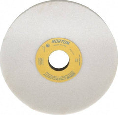 Norton - 7" Diam x 1-1/4" Hole x 3/4" Thick, I Hardness, 46 Grit Surface Grinding Wheel - Aluminum Oxide, Type 5, Coarse Grade, 3,600 Max RPM, Vitrified Bond, One-Side Recess - Exact Tool & Supply