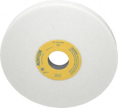 Norton - 7" Diam x 1-1/4" Hole x 3/4" Thick, I Hardness, 60 Grit Surface Grinding Wheel - Aluminum Oxide, Type 5, Medium Grade, 3,600 Max RPM, Vitrified Bond, One-Side Recess - Exact Tool & Supply