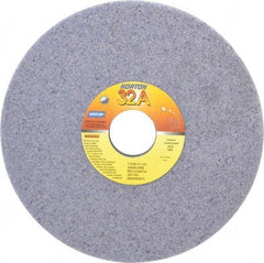 Norton - 7" Diam x 1-1/4" Hole x 3/4" Thick, J Hardness, 46 Grit Surface Grinding Wheel - Aluminum Oxide, Type 5, Coarse Grade, 3,600 Max RPM, Vitrified Bond, One-Side Recess - Exact Tool & Supply