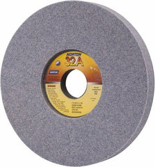 Norton - 7" Diam x 1-1/4" Hole x 3/4" Thick, K Hardness, 60 Grit Surface Grinding Wheel - Aluminum Oxide, Type 5, Medium Grade, 3,600 Max RPM, Vitrified Bond, One-Side Recess - Exact Tool & Supply