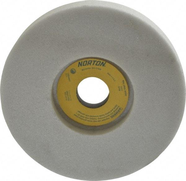 Norton - 7" Diam x 1-1/4" Hole x 1" Thick, H Hardness, 46 Grit Surface Grinding Wheel - Aluminum Oxide, Type 5, Coarse Grade, 3,600 Max RPM, Vitrified Bond, One-Side Recess - Exact Tool & Supply