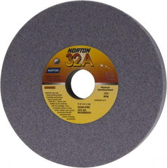 Norton - 7" Diam x 1-1/4" Hole x 1" Thick, I Hardness, 60 Grit Surface Grinding Wheel - Aluminum Oxide, Type 1, Medium Grade, 3,600 Max RPM, Vitrified Bond, No Recess - Exact Tool & Supply