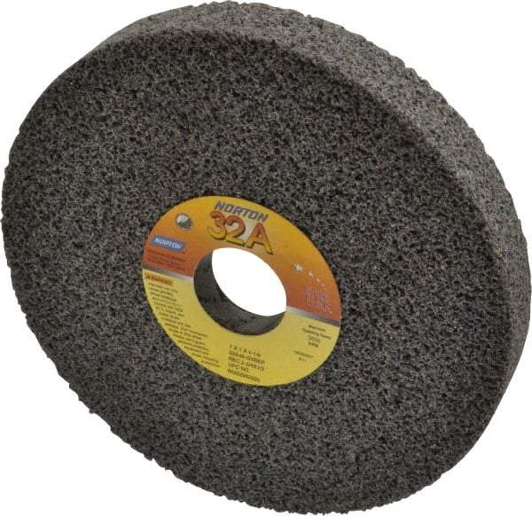 Norton - 7" Diam x 1-1/4" Hole x 1" Thick, G Hardness, 46 Grit Surface Grinding Wheel - Aluminum Oxide, Type 5, Coarse Grade, 3,600 Max RPM, Vitrified Bond, One-Side Recess - Exact Tool & Supply