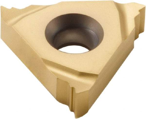 Seco - 22ER External Right Hand 6 UN Laydown Threading Insert - Grade CP500, TiAlN/TiN Coated Carbide, 12.7mm Inscribed Circle - Exact Tool & Supply