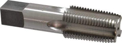 Reiff & Nestor - 1/2-14 NPT Thread, 4 Flute Standard Pipe Tap - 3-1/8" OAL, 1-3/8" Thread Length, 11/16" Shank Diam, Bright Finish, High Speed Steel - Exact Tool & Supply