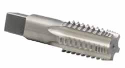 Reiff & Nestor - 1-1/2 - 11-1/2 NPT, 7 Flutes, Bright Finish, High Speed Steel, Interrupted Thread Pipe Tap - Exact Tool & Supply