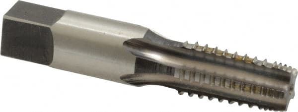 Reiff & Nestor - 1/8-27 NPTF, 5 Flutes, Bright Finish, High Speed Steel, Interrupted Thread Pipe Tap - Exact Tool & Supply