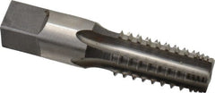 Reiff & Nestor - 1/4-18 NPTF, 5 Flutes, Bright Finish, High Speed Steel, Interrupted Thread Pipe Tap - Exact Tool & Supply