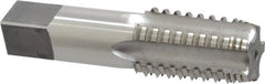 Reiff & Nestor - 1/2-14 NPTF, 5 Flutes, Bright Finish, High Speed Steel, Interrupted Thread Pipe Tap - Exact Tool & Supply