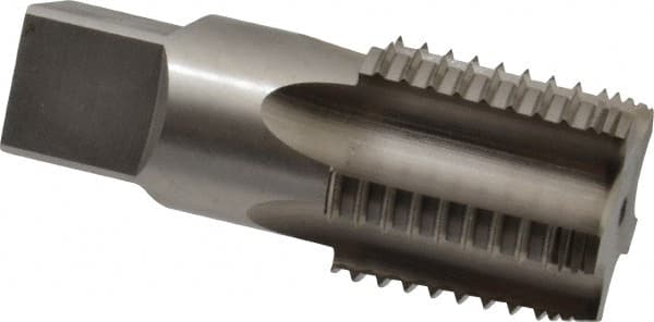 Reiff & Nestor - 1-1/4 - 11-1/2 NPTF, 5 Flutes, Bright Finish, High Speed Steel, Interrupted Thread Pipe Tap - Exact Tool & Supply