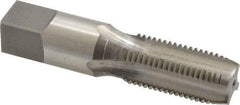Reiff & Nestor - 1/4-18 NPSF Thread, 4 Flute Standard Pipe Tap - 2-7/16" OAL, 1-1/16" Thread Length, 9/16" Shank Diam, Bright Finish, High Speed Steel - Exact Tool & Supply
