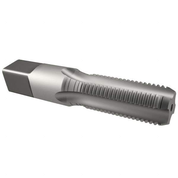 Reiff & Nestor - 3/8-18 NPSF Thread, 4 Flute Standard Pipe Tap - 2-9/16" OAL, 1-1/16" Thread Length, 0.7" Shank Diam, Bright Finish, High Speed Steel - Exact Tool & Supply