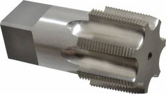 Reiff & Nestor - 2 - 11-1/2 NPT Thread, 7 Flute Standard Pipe Tap - 4-1/2" OAL, 1-3/4" Thread Length, 1-7/8" Shank Diam, Bright Finish, High Speed Steel - Exact Tool & Supply