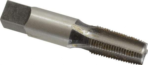 Reiff & Nestor - 1/8-27 NPTF Thread, 4 Flute Standard Pipe Tap - 2-1/8" OAL, 3/4" Thread Length, 7/16" Shank Diam, Oxide Finish, High Speed Steel - Exact Tool & Supply