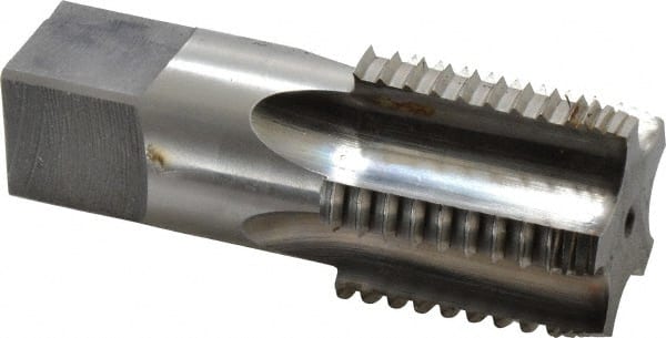 Reiff & Nestor - 1-1/4 - 11-1/2 NPT, 5 Flutes, Bright Finish, High Speed Steel, Interrupted Thread Pipe Tap - Exact Tool & Supply