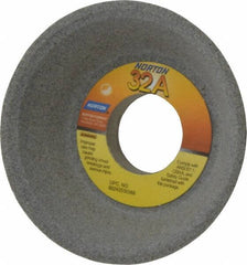 Norton - 4" Diam, 1-1/4" Hole Size, 1-1/2" Overall Thickness, 80 Grit, Type 11 Tool & Cutter Grinding Wheel - Medium Grade, Aluminum Oxide, K Hardness, Vitrified Bond, 5,730 RPM - Exact Tool & Supply