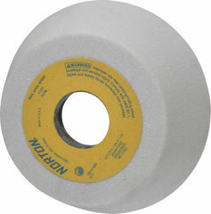 Norton - 5" Diam, 1-1/4" Hole Size, 1-3/4" Overall Thickness, 60 Grit, Type 11 Tool & Cutter Grinding Wheel - Medium Grade, Aluminum Oxide, K Hardness, Vitrified Bond, 4,585 RPM - Exact Tool & Supply