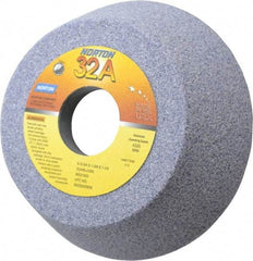 Norton - 5" Diam, 1-1/4" Hole Size, 1-3/4" Overall Thickness, 46 Grit, Type 11 Tool & Cutter Grinding Wheel - Coarse Grade, Aluminum Oxide, J Hardness, Vitrified Bond, 4,585 RPM - Exact Tool & Supply
