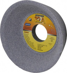 Norton - 5" Diam, 1-1/4" Hole Size, 1-3/4" Overall Thickness, 46 Grit, Type 11 Tool & Cutter Grinding Wheel - Coarse Grade, Aluminum Oxide, K Hardness, Vitrified Bond, 4,585 RPM - Exact Tool & Supply