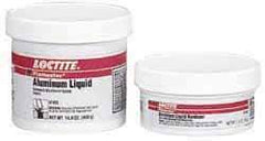 Loctite - 1 Lb Kit Silver Epoxy Resin Putty - -20 to 200°F Operating Temp, 6 hr Full Cure Time, Series 135 - Exact Tool & Supply
