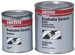 Loctite - 2 Lb Kit Gray Epoxy Resin Filler/Repair Caulk - 248°F Max Operating Temp, 6 hr Full Cure Time, Series 209 - Exact Tool & Supply