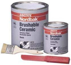 Loctite - 6 Lb Kit Gray Epoxy Resin Filler/Repair Caulk - 248°F Max Operating Temp, 6 hr Full Cure Time, Series 209 - Exact Tool & Supply