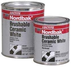 Loctite - 2 Lb Kit White Epoxy Resin Filler/Repair Caulk - 200°F Max Operating Temp, 5 hr Full Cure Time, Series 209 - Exact Tool & Supply