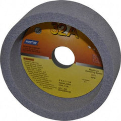 Norton - 6" Diam, 1-1/4" Hole Size, 2" Overall Thickness, 60 Grit, Type 6 Tool & Cutter Grinding Wheel - Medium Grade, Aluminum Oxide, J Hardness, Vitrified Bond, 3,820 RPM - Exact Tool & Supply
