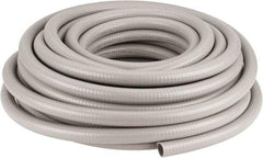 Hubbell Wiring Device-Kellems - 1" Trade Size, 100' Long, Flexible Liquidtight Conduit - PVC, 26mm ID, Gray - Exact Tool & Supply