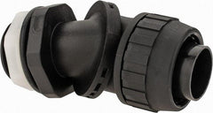 Hubbell Wiring Device-Kellems - 1" Trade, Nylon Push In Flexible Liquidtight Conduit Connector - Noninsulated - Exact Tool & Supply