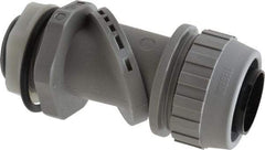 Hubbell Wiring Device-Kellems - 1" Trade, Nylon Push In Flexible Liquidtight Conduit Connector - Noninsulated - Exact Tool & Supply