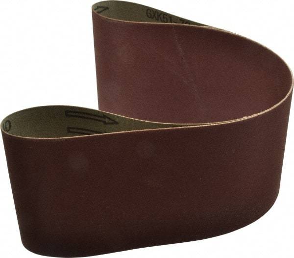 Tru-Maxx - 4" Wide x 36" OAL, 240 Grit, Aluminum Oxide Abrasive Belt - Aluminum Oxide, Very Fine, Coated - Exact Tool & Supply