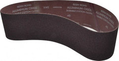 Norton - 4" Wide x 36" OAL, 40 Grit, Aluminum Oxide Abrasive Belt - Aluminum Oxide, Coarse, Coated, X Weighted Cloth Backing, Series R228 - Exact Tool & Supply