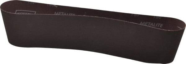 Norton - 4" Wide x 36" OAL, 150 Grit, Aluminum Oxide Abrasive Belt - Aluminum Oxide, Very Fine, Coated, X Weighted Cloth Backing, Series R228 - Exact Tool & Supply