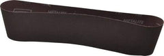 Norton - 4" Wide x 36" OAL, 150 Grit, Aluminum Oxide Abrasive Belt - Aluminum Oxide, Very Fine, Coated, X Weighted Cloth Backing, Series R228 - Exact Tool & Supply