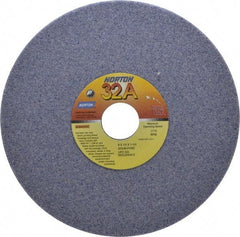 Norton - 8" Diam x 1-1/4" Hole x 1/4" Thick, H Hardness, 46 Grit Surface Grinding Wheel - Aluminum Oxide, Type 1, Coarse Grade, 3,105 Max RPM, Vitrified Bond, No Recess - Exact Tool & Supply