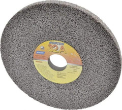 Norton - 8" Diam x 1-1/4" Hole x 1/2" Thick, H Hardness, 46 Grit Surface Grinding Wheel - Aluminum Oxide, Type 1, Coarse Grade, 3,600 Max RPM, Vitrified Bond, No Recess - Exact Tool & Supply