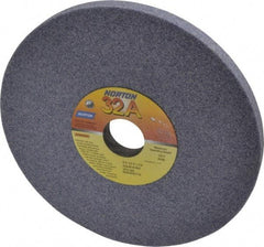 Norton - 8" Diam x 1-1/4" Hole x 1/2" Thick, K Hardness, 46 Grit Surface Grinding Wheel - Aluminum Oxide, Type 1, Coarse Grade, 3,600 Max RPM, Vitrified Bond, No Recess - Exact Tool & Supply