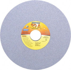 Norton - 8" Diam x 1-1/4" Hole x 1/2" Thick, K Hardness, 60 Grit Surface Grinding Wheel - Aluminum Oxide, Type 1, Medium Grade, 3,600 Max RPM, Vitrified Bond, No Recess - Exact Tool & Supply