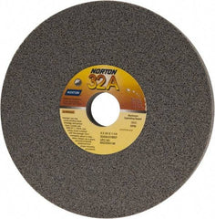Norton - 8" Diam x 1-1/4" Hole x 3/4" Thick, G Hardness, 60 Grit Surface Grinding Wheel - Aluminum Oxide, Type 1, Medium Grade, 3,600 Max RPM, Vitrified Bond, No Recess - Exact Tool & Supply