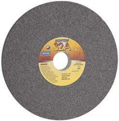 Grier Abrasives - 7" Diam x 1-1/4" Hole x 1/2" Thick, H Hardness, 60 Grit Surface Grinding Wheel - Aluminum Oxide, Type 1, Medium Grade, 3,600 Max RPM, Vitrified Bond, No Recess - Exact Tool & Supply