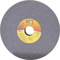 Norton - 8" Diam x 1-1/4" Hole x 3/4" Thick, K Hardness, 46 Grit Surface Grinding Wheel - Aluminum Oxide, Type 1, Coarse Grade, 3,600 Max RPM, Vitrified Bond, No Recess - Exact Tool & Supply