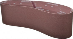 Norton - 6" Wide x 48" OAL, 60 Grit, Aluminum Oxide Abrasive Belt - Aluminum Oxide, Medium, Coated, X Weighted Cloth Backing, Series R228 - Exact Tool & Supply