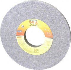 Norton - 10" Diam x 3" Hole x 3/4" Thick, I Hardness, 46 Grit Surface Grinding Wheel - Aluminum Oxide, Type 1, Coarse Grade, 2,485 Max RPM, Vitrified Bond, No Recess - Exact Tool & Supply