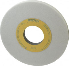 Norton - 10" Diam x 3" Hole x 3/4" Thick, J Hardness, 46 Grit Surface Grinding Wheel - Aluminum Oxide, Type 1, Coarse Grade, 2,485 Max RPM, Vitrified Bond, No Recess - Exact Tool & Supply