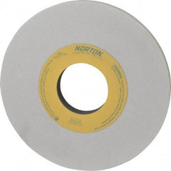 Norton - 10" Diam x 3" Hole x 3/4" Thick, I Hardness, 60 Grit Surface Grinding Wheel - Aluminum Oxide, Type 1, Medium Grade, 2,485 Max RPM, Vitrified Bond, No Recess - Exact Tool & Supply