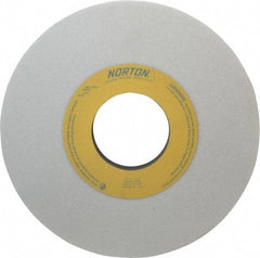 Norton - 10" Diam x 3" Hole x 1" Thick, I Hardness, 46 Grit Surface Grinding Wheel - Aluminum Oxide, Type 1, Coarse Grade, 2,485 Max RPM, Vitrified Bond, No Recess - Exact Tool & Supply
