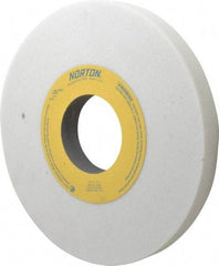 Norton - 10" Diam x 3" Hole x 1" Thick, J Hardness, 46 Grit Surface Grinding Wheel - Aluminum Oxide, Type 1, Coarse Grade, 2,485 Max RPM, Vitrified Bond, No Recess - Exact Tool & Supply