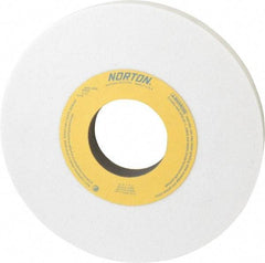 Norton - 10" Diam x 3" Hole x 1" Thick, I Hardness, 60 Grit Surface Grinding Wheel - Aluminum Oxide, Type 1, Medium Grade, 2,485 Max RPM, Vitrified Bond, No Recess - Exact Tool & Supply