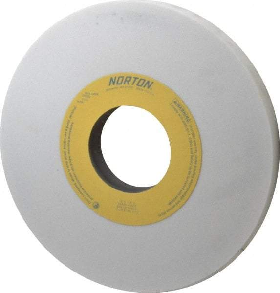 Norton - 10" Diam x 3" Hole x 1" Thick, K Hardness, 60 Grit Surface Grinding Wheel - Aluminum Oxide, Type 1, Medium Grade, 2,485 Max RPM, Vitrified Bond, No Recess - Exact Tool & Supply